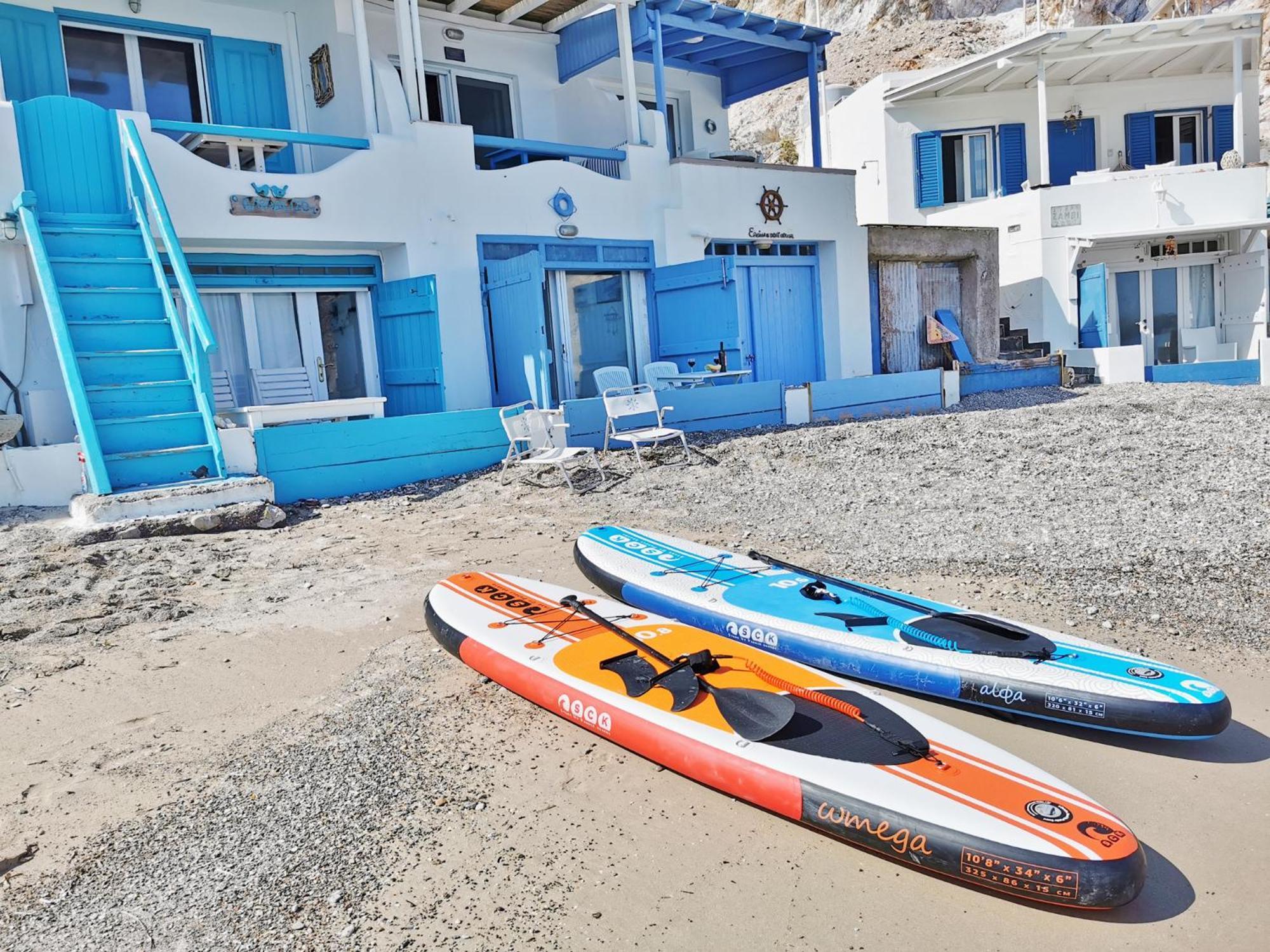Blue Mare Apartments On The Beach Firopotamos Oda fotoğraf