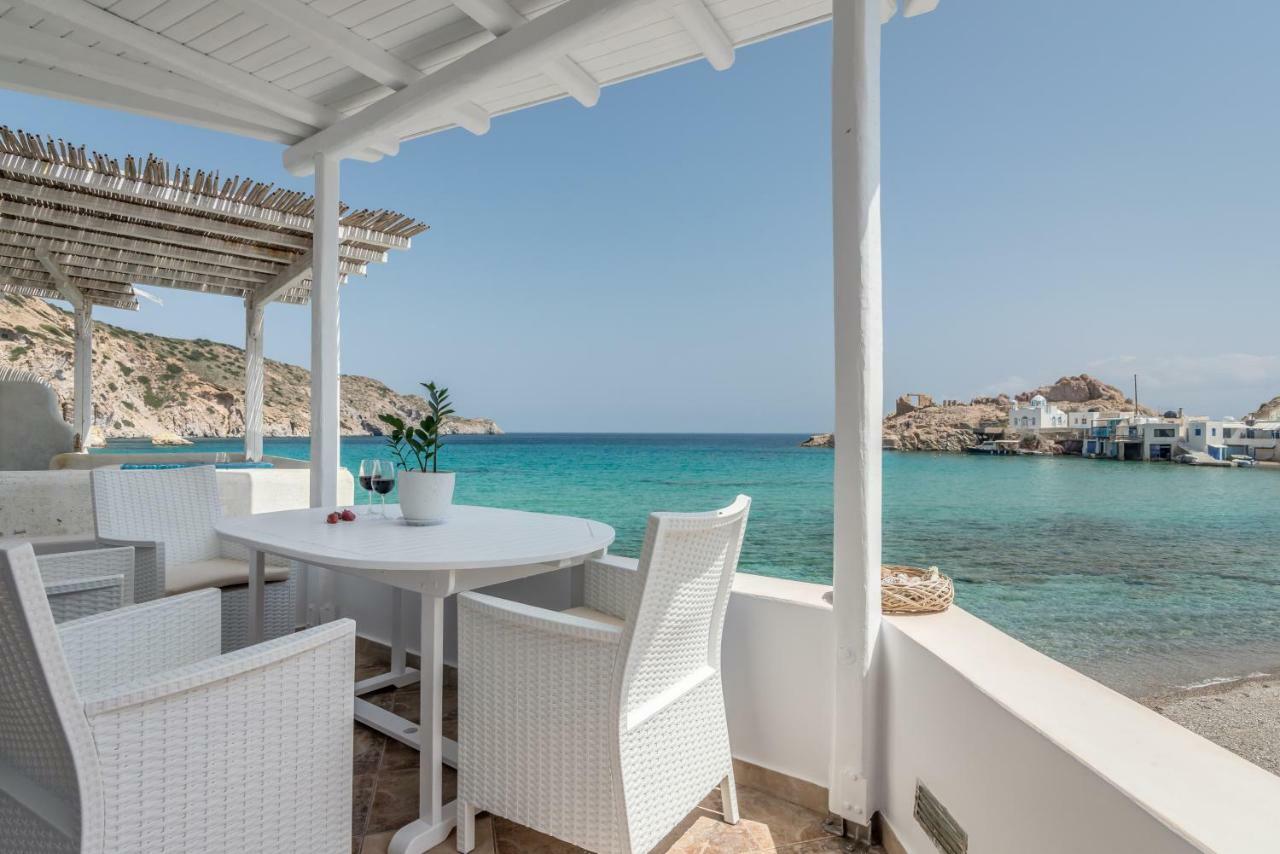 Blue Mare Apartments On The Beach Firopotamos Dış mekan fotoğraf