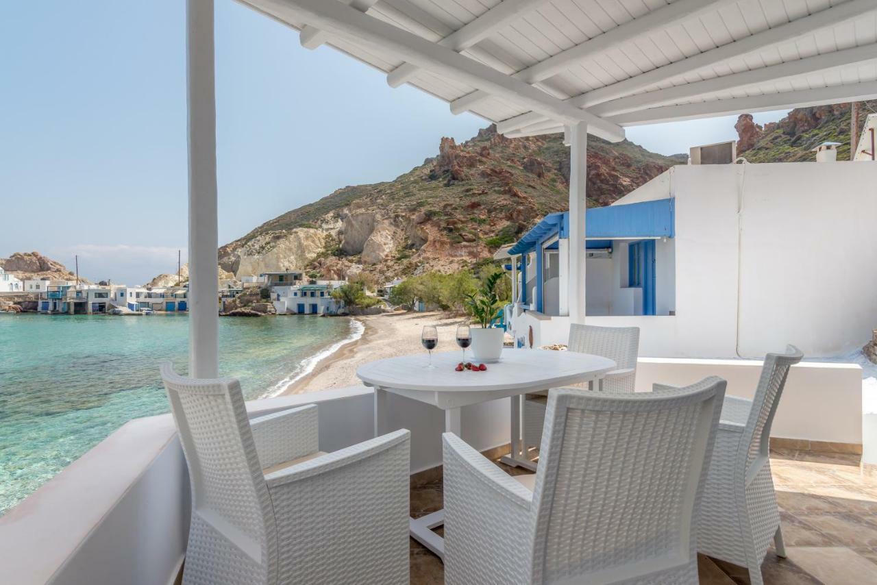 Blue Mare Apartments On The Beach Firopotamos Dış mekan fotoğraf