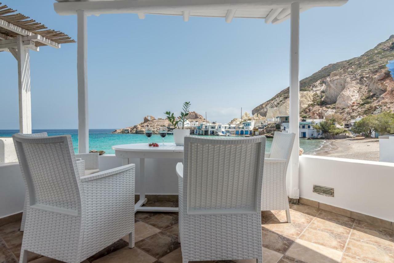 Blue Mare Apartments On The Beach Firopotamos Dış mekan fotoğraf